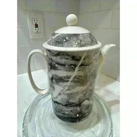RAVENNA Villeroy & Boch Coffee/Tea Pot 7.5" tall made in Luxembourg Pre-Owned - Picture 1 of 12